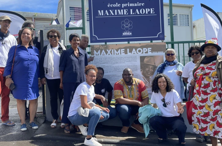 Saint-Denis journe?es europe?ennes du patrimoine Maxime Laope plaque hommage se?gatier3