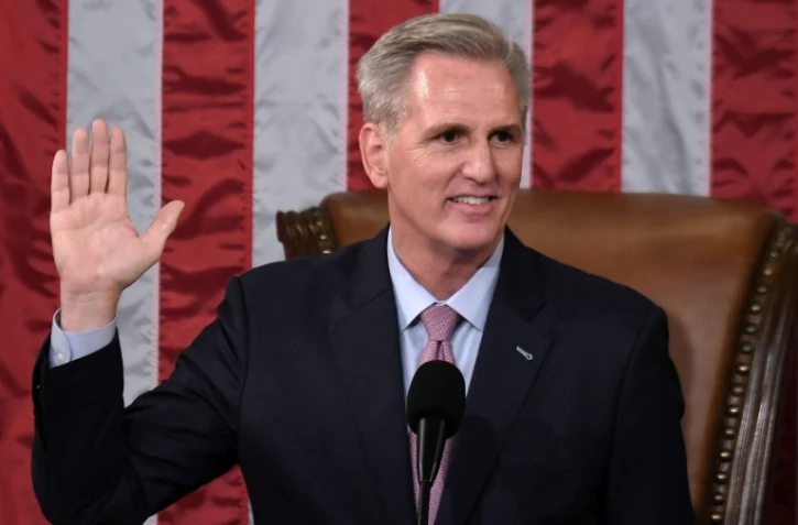 Au Congrès américain, premier test pour le "speaker" McCarthy