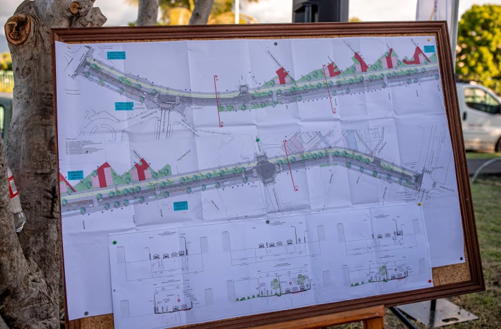 travaux sur l'avenue Monseigneur Roméro