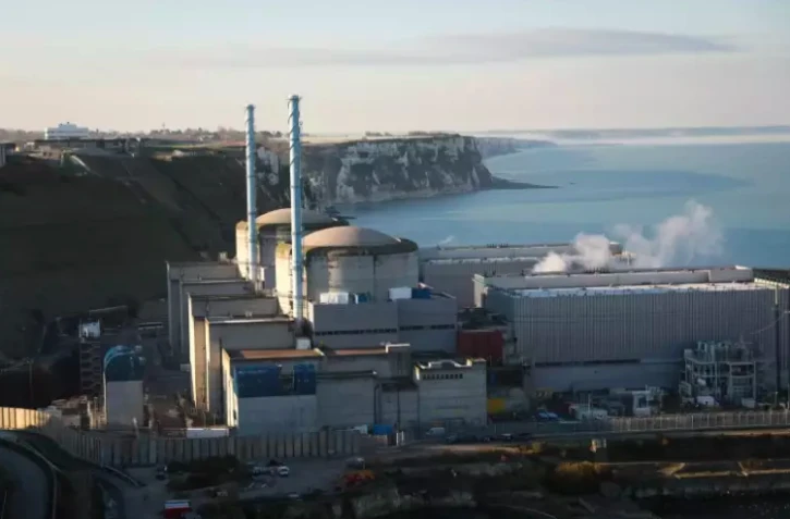 La centrale nucléaire de Penly, en Seine-Maritime,
