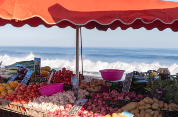 Marché de Saint Paul, île de la Réunion