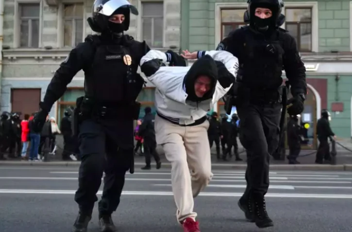 Arrestation à Moscou