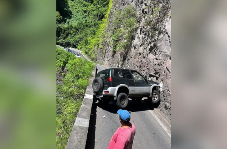 accident à Cilaos