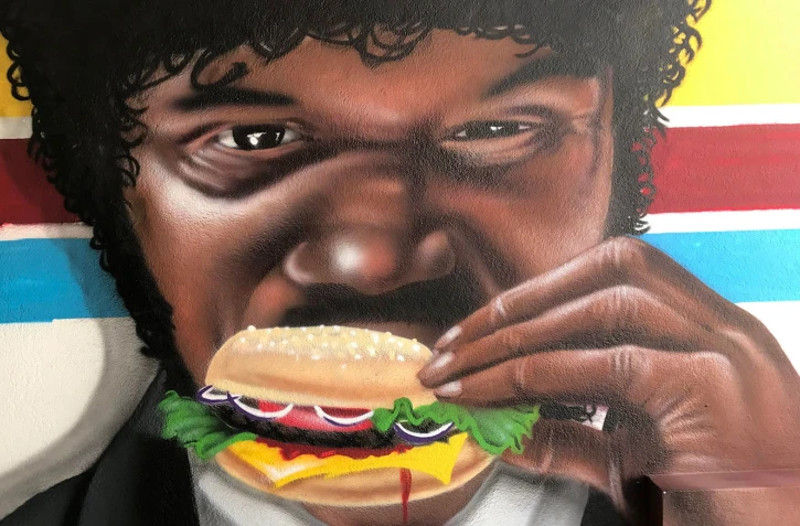 graffiti restaurant Geladale