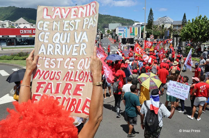 Manifestation contre la réforme des retraites à Saint-Denis