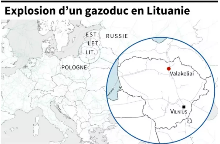Explosion Gazoduc en Lituanie