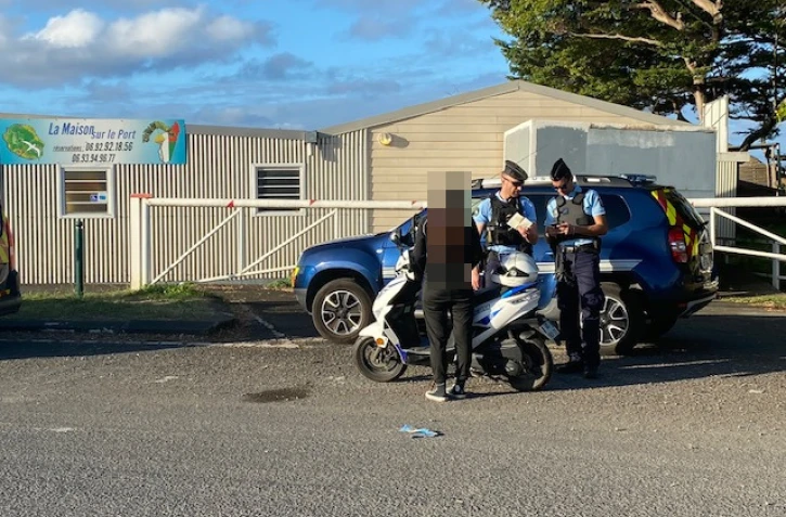 contrôle routier gendarme