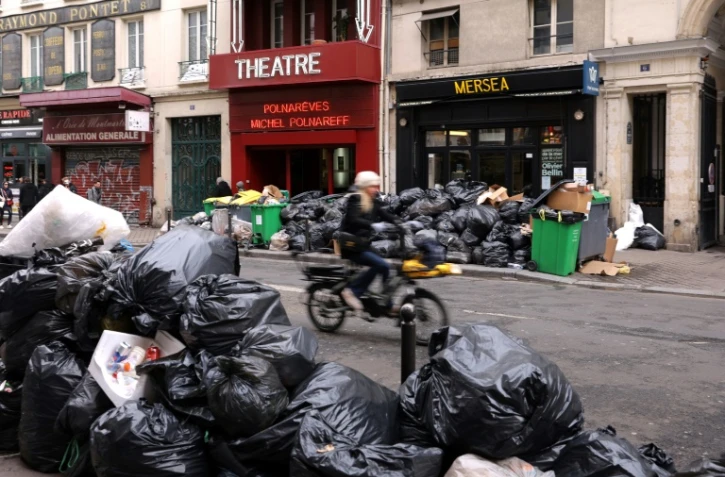 Des éboueurs toujours en grève, 5.400 t de déchets non ramassées à Paris