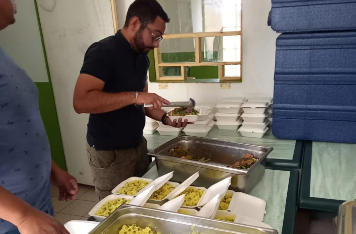 photo ville du tampon repas solidaire miel vert par l'académie culinaire