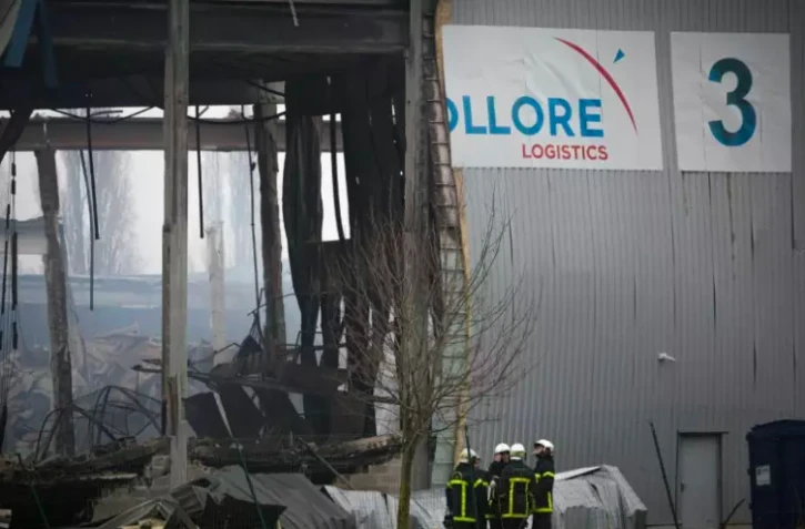 Incendie à Bolloré