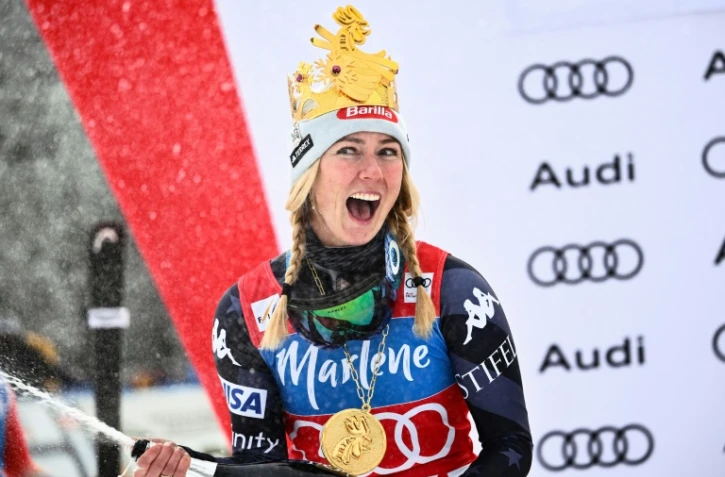 Ski alpin: la géante Shiffrin dépasse Vonn et fond sur Stenmark