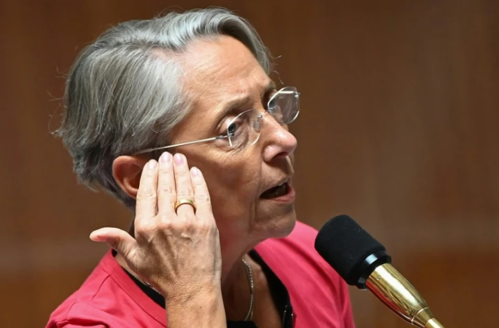 La Première ministre Elisabeth Borne