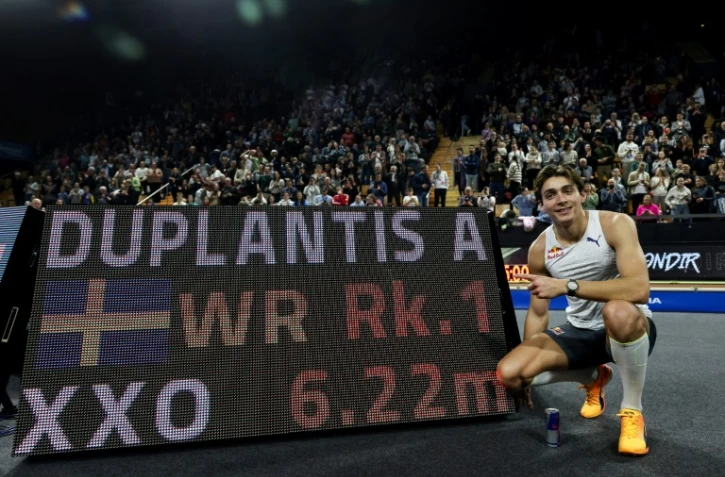 Saut à la perche: Duplantis porte son record du monde à 6,22 m