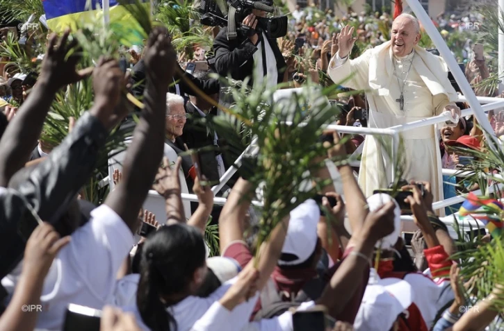 visite du pape à maurice