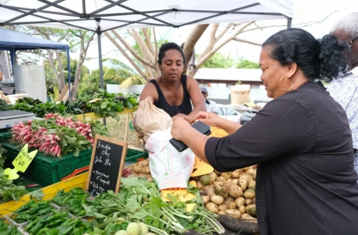 marché forain ville de Saint Paul
