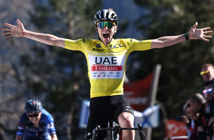 Paris-Nice: Pogacar conforte son maillot jaune devant un Gaudu impressionnant