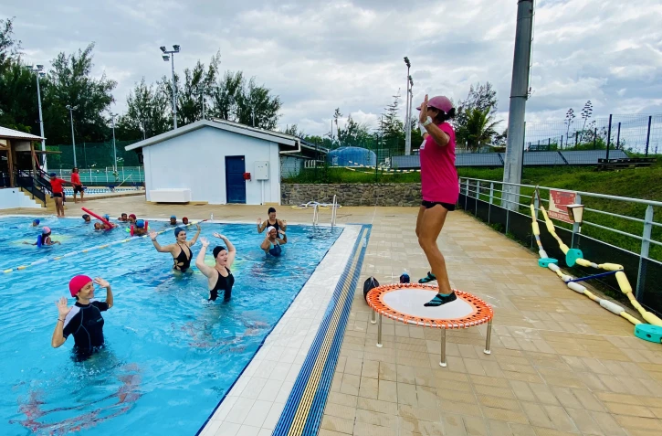 Aquajump à La Réunion