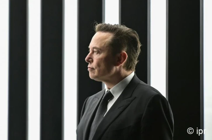 Elon Musk lors de l'inauguration de la "méga-usine" de Tesla à Grünheide