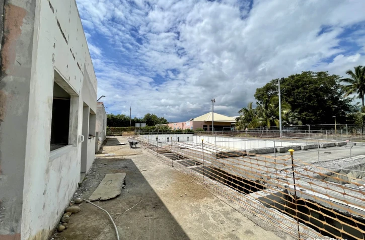 Réhabilitation de la piscine de sainte suzanne Photo VS Imaz Press imazpress.com