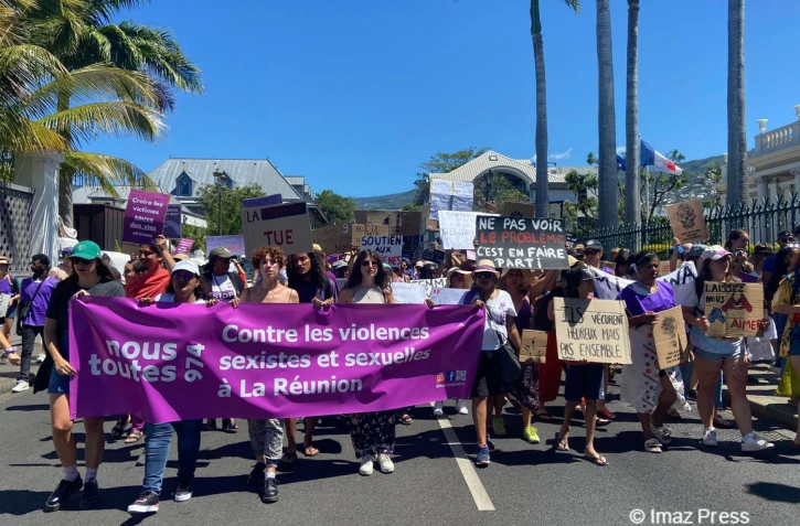 marche contre les violences sexistes à Saint-Denis