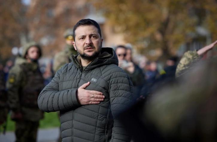 Ukraine: Zelensky dans la ville de Kherson reprise aux Russes