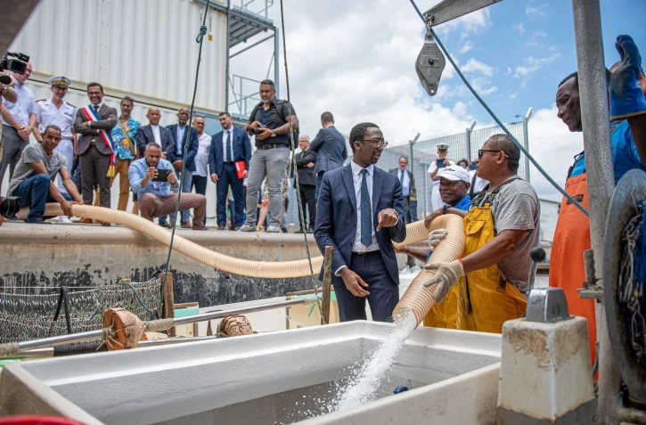 Visite de Hervé Berville au Port