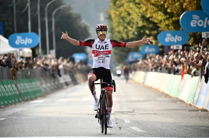 Cyclisme: Tadej Pogacar remporte son deuxième Tour de Lombardie