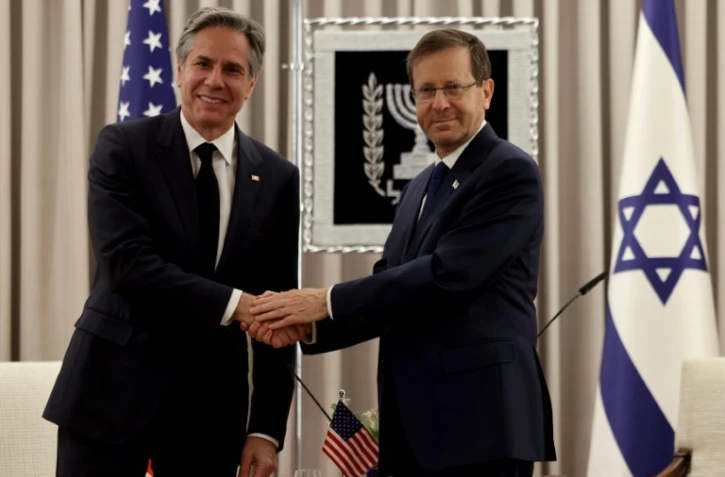 Blinken se rend auprès d'Abbas en Cisjordanie occupée