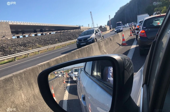 embouteillage route du littoral