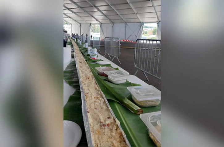 riz au lait au tampon, miel vert