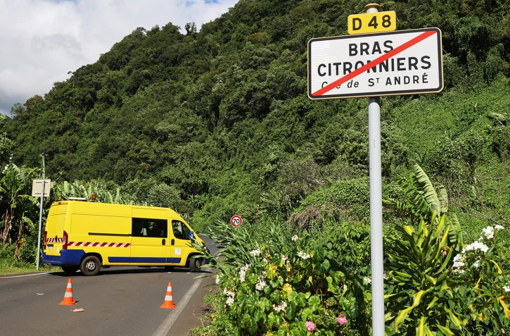 Route barrée Salazie