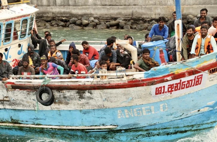 44 migrants sri lankais accosent au port le 24 décembre 2022