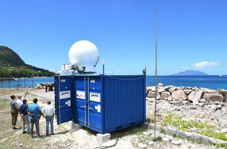 radar météorologique à Bel Ombre, aux Seychelles
