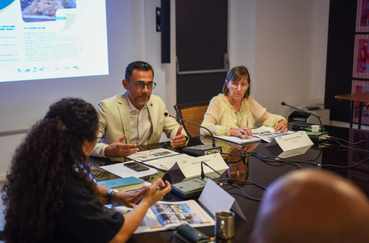 Olivier Hoarau et programme au coeur de ville du Port