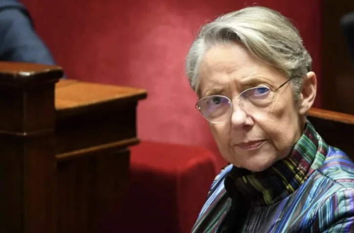 La Première ministre Elisabeth Borne le 28 février 2023 à l'Assemblée nationale à Paris ( AFP / BERTRAND GUAY )