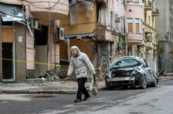 Russie Ukraine frappes massives russes re?action contre offensive