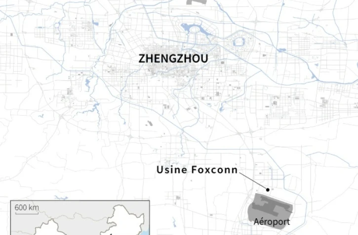 Chine: début du confinement autour d'iPhone city