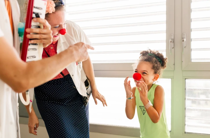 Les clowns de l'hôpital - association Eclats de l'île