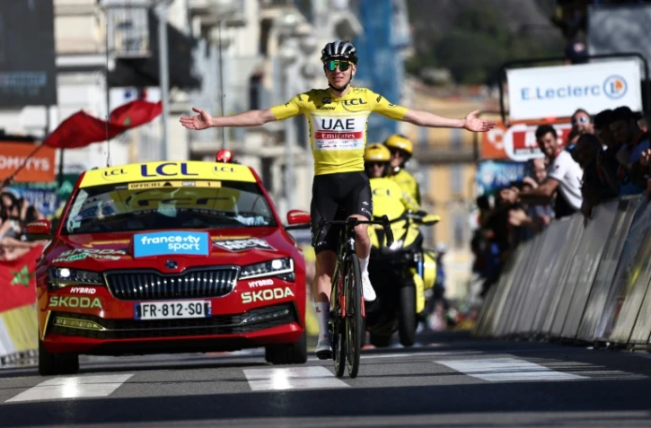 Paris-Nice: triomphe de Pogacar à sa première participation