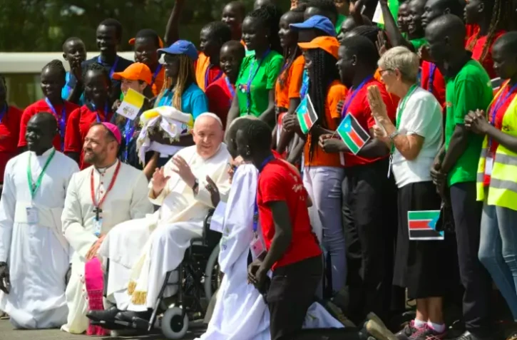 Le pape en voyage au Soudan du Sud