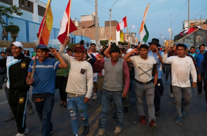 Pérou: "On est en chemin" pour Lima et "prêts à donner notre vie"