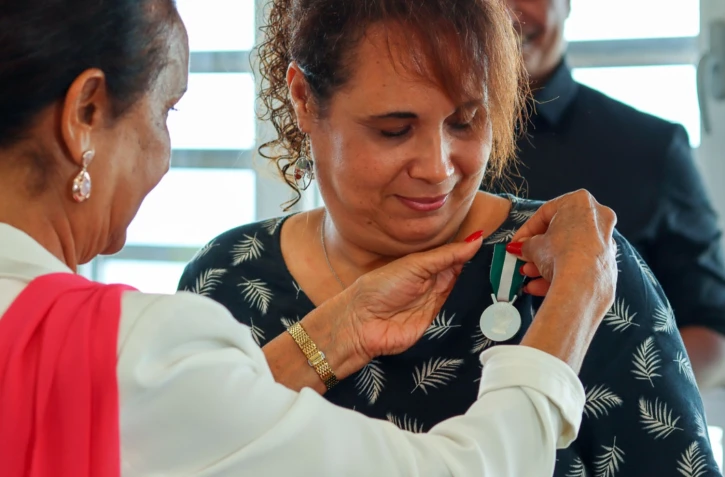 remise de médaille région