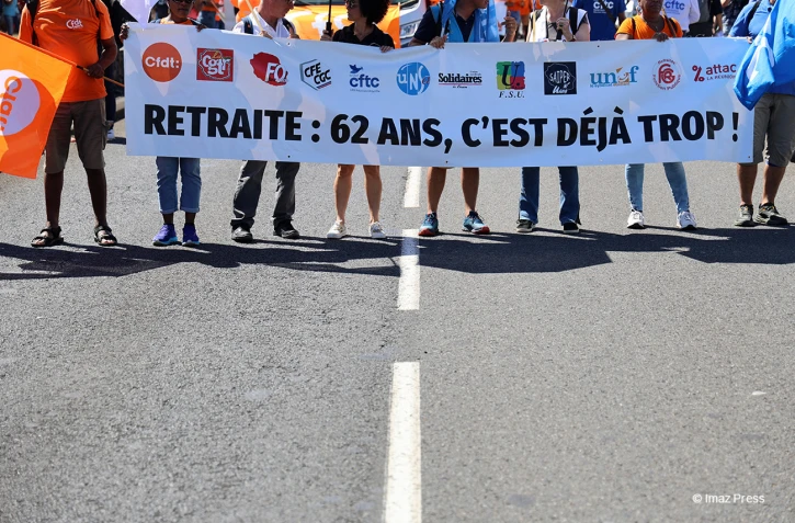 Manifestation réforme des retraites jeudi 16 février 2023