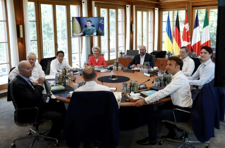 Guerre en Ukraine: sommet virtuel du G7 ce lundi